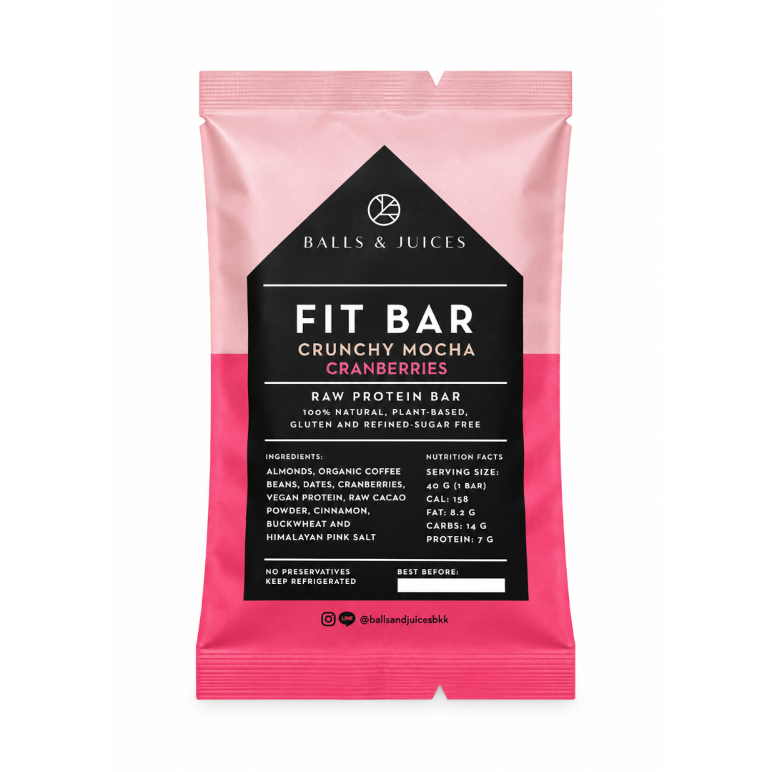 Crunchy Mocha & Cranberries Fit Bar